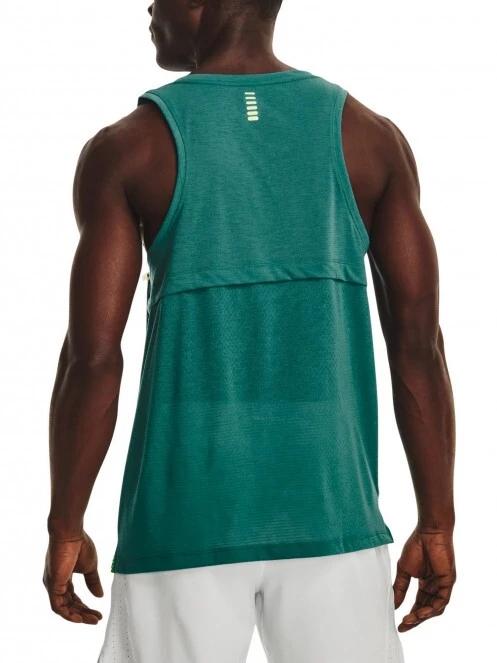Under Armour Ua Streaker Wind Singlet férfi atléta zöld színben 3