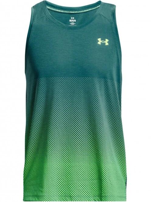 Under Armour Ua Streaker Wind Singlet férfi atléta zöld színben 5