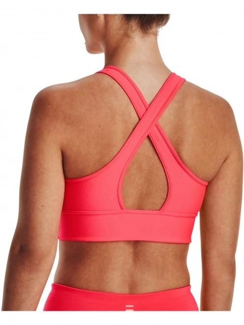 Under Armour Crossback Longline női sportmelltartó rózsaszín színben 3