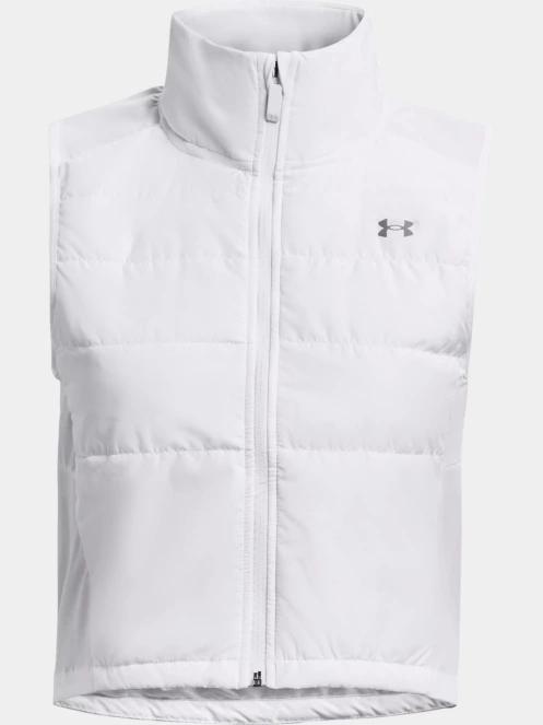 Under Armour Launch Insulated Vest női futómellény fehér színben 5