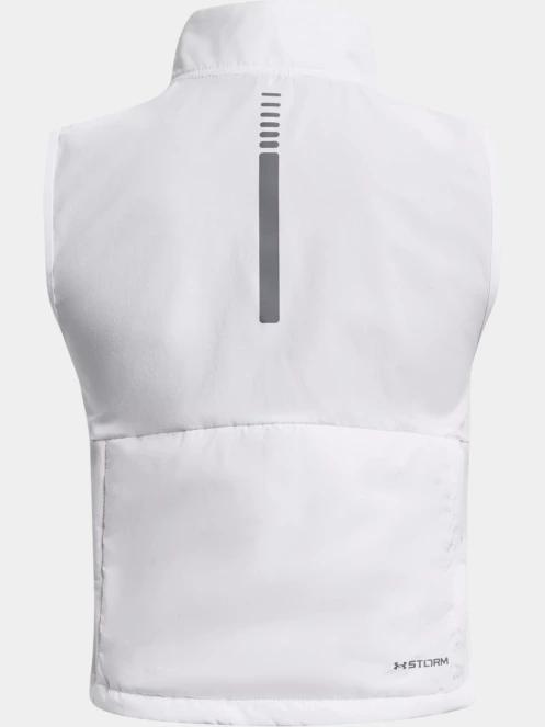 Under Armour Launch Insulated Vest női futómellény fehér színben 6