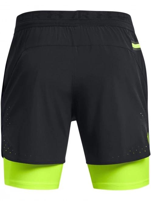 Under Armour UA Peak Woven 2in1 Sts férfi sport rövidnadrág sárga színben 7