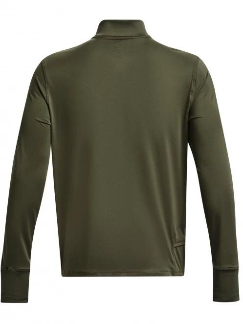 Under Armour Qualifier Run 1/4 Zip férfi pulóver oliva színben 7