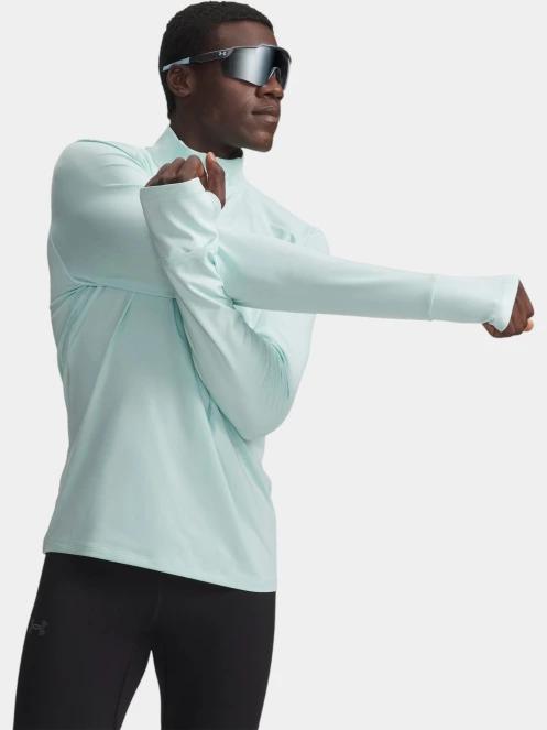 Under Armour UA Launch Pro 1/4 ZIP férfi hosszú ujjú sport póló világoskék színben 2