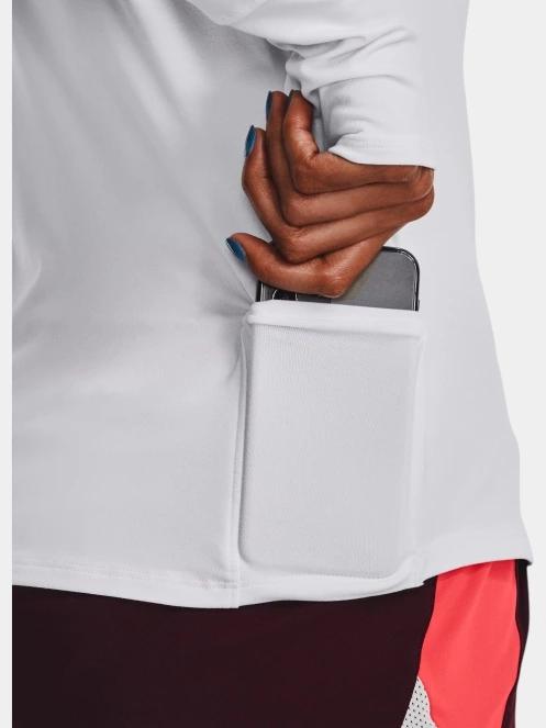 Under Armour UA Launch Pro Half Zip férfi hosszú ujjú sport póló fehér színben 4