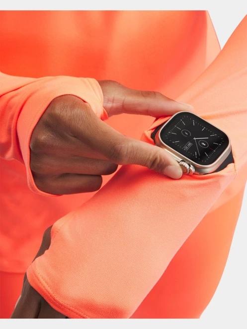 Under Armour UA Launch Pro Half Zip férfi hosszú ujjú sport póló narancssárga színben 4