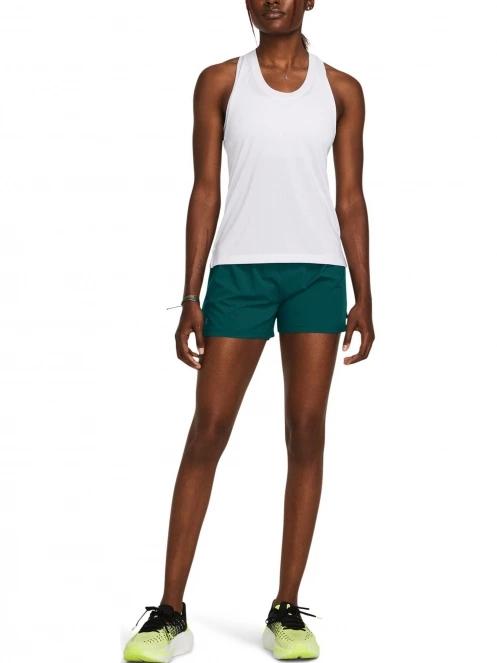Under Armour UA Run Stamina 3'' Short női sport rövidnadrág zöld színben 4