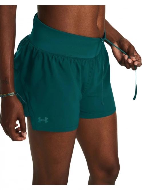 Under Armour UA Run Stamina 3'' Short női sport rövidnadrág zöld színben 6