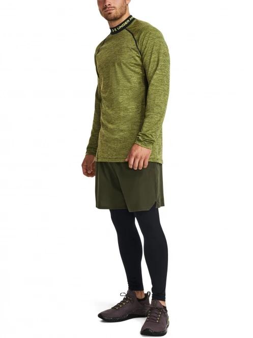 Under Armour Ua Cg Armour Twist Mock férfi aláöltöző felső sárga színben 4