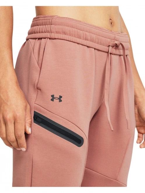 Under Armour Unstoppable Flc Jogger női tréning nadrág rózsaszín színben 5