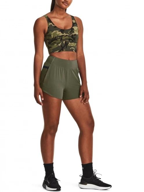 Under Armour Meridian Fitted Croptankprnt női tank top oliva színben 4