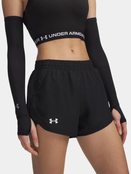 Under Armour UA Fly By 3'' Shorts női sport rövidnadrág fekete színben 2
