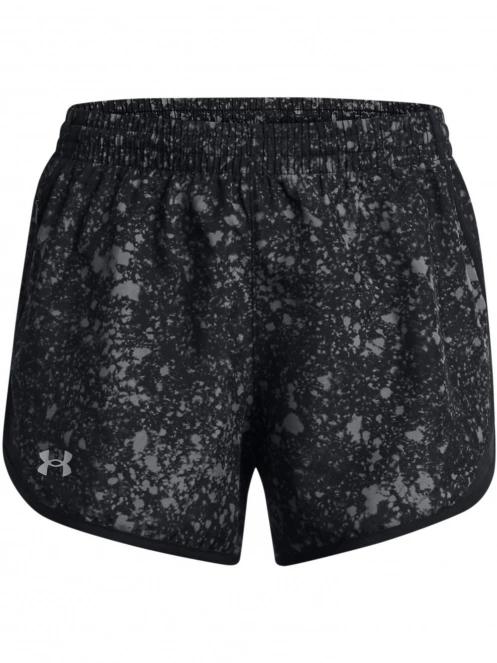 Under Armour UA Fly By Printed Short női sport rövidnadrág fekete színben 6