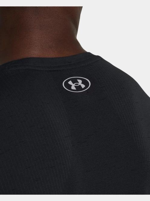 Under Armour Vanish Seamless SS férfi rövid ujjú sport póló fekete színben 4