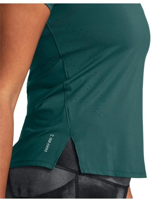 Under Armour UA Laser SS női ujjatlan sport póló zöld színben 4