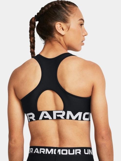 Under Armour UA HG Mid Branded női sportmelltartó fekete színben 3