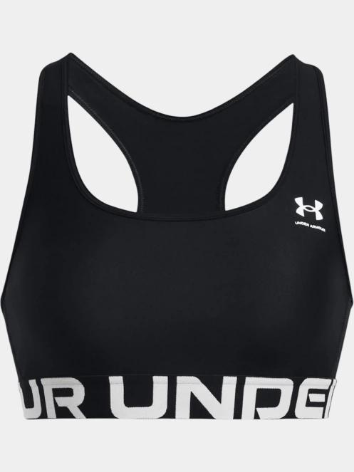 Under Armour UA HG Mid Branded női sportmelltartó fekete színben 5