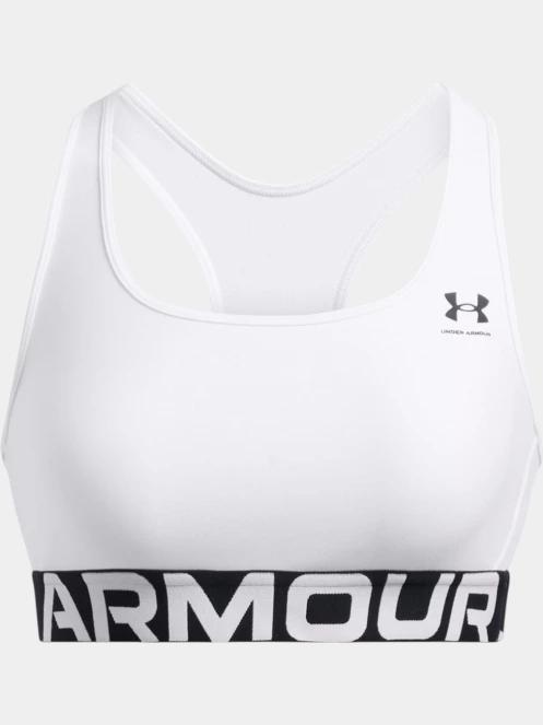 Under Armour UA HG Mid Branded női sportmelltartó fehér színben 4