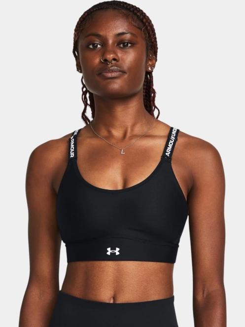 Under Armour UA Infinity Mid 2.0 Bra női sportmelltartó fekete színben 2