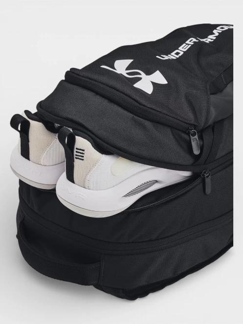 Under Armour UA Hustle 6.0 Backpack férfi hátizsák fekete színben 6