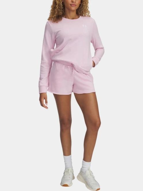 Under Armour UA Rival Terry Short női rövidnadrág rózsaszín színben 4