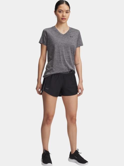 Under Armour Tech Play Up Shorts női sport rövidnadrág fekete színben 4