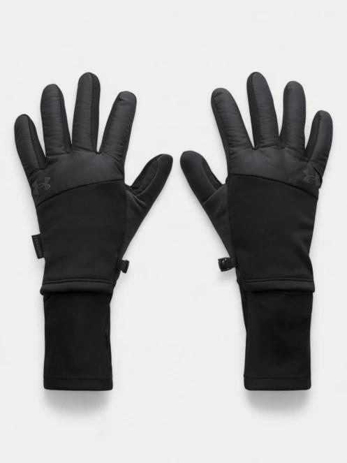 Under Armour M's Storm Fleece Run Gloves futó kesztyű fekete színben 2