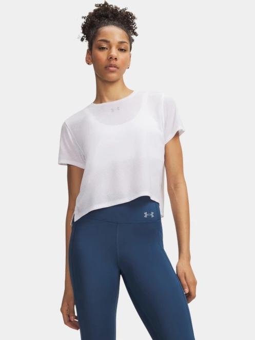 Under Armour UA Velociti Shortsleeve női rövid ujjú sport póló fehér színben 2