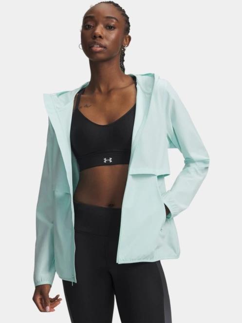 Under Armour UA Velociti Pro Storm Jkt női futódzseki világoskék színben 2