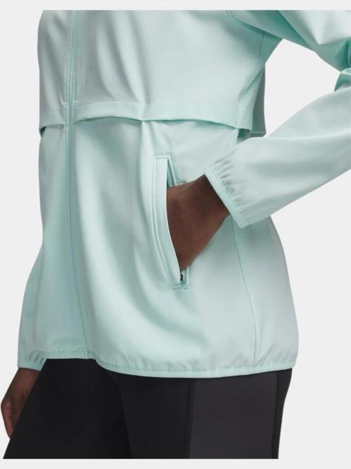 Under Armour UA Velociti Pro Storm Jkt női futódzseki világoskék színben 4