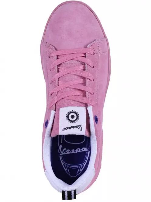 Vespa Freccia(Suede) női utcai cipő rózsaszín színben 3