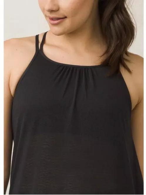 Prana Mika Strappy Top női ujjatlan sport póló fekete színben 4