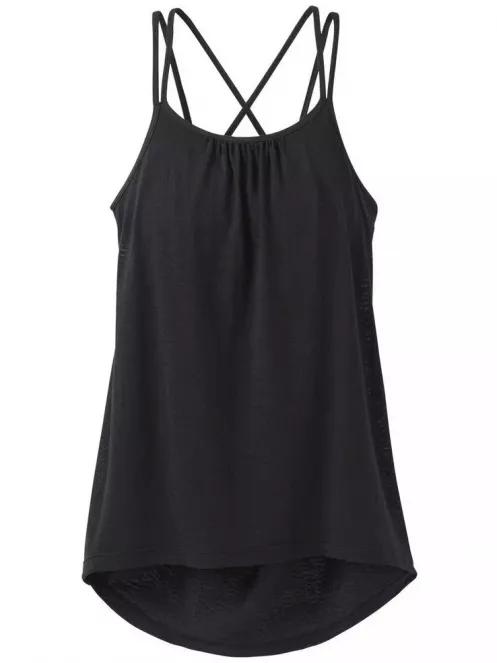 Prana Mika Strappy Top női ujjatlan sport póló fekete színben 5