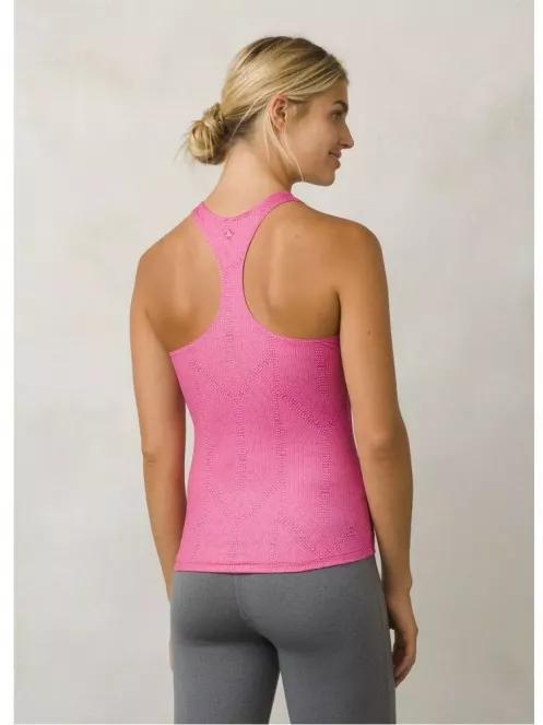 Prana Boost Printed Top női ujjatlan sport póló rózsaszín színben 3