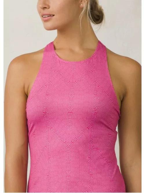 Prana Boost Printed Top női ujjatlan sport póló rózsaszín színben 4