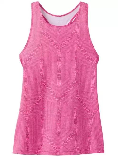 Prana Boost Printed Top női ujjatlan sport póló rózsaszín színben 5