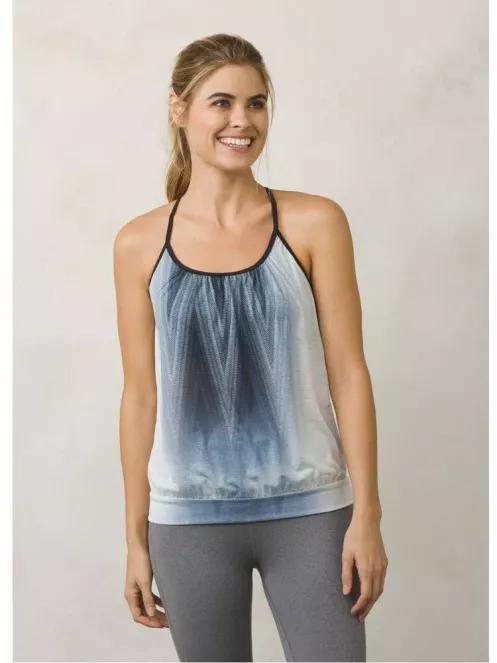 Prana Meadow Top női ujjatlan sport póló szürke színben 2