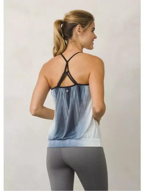 Prana Meadow Top női ujjatlan sport póló szürke színben 3