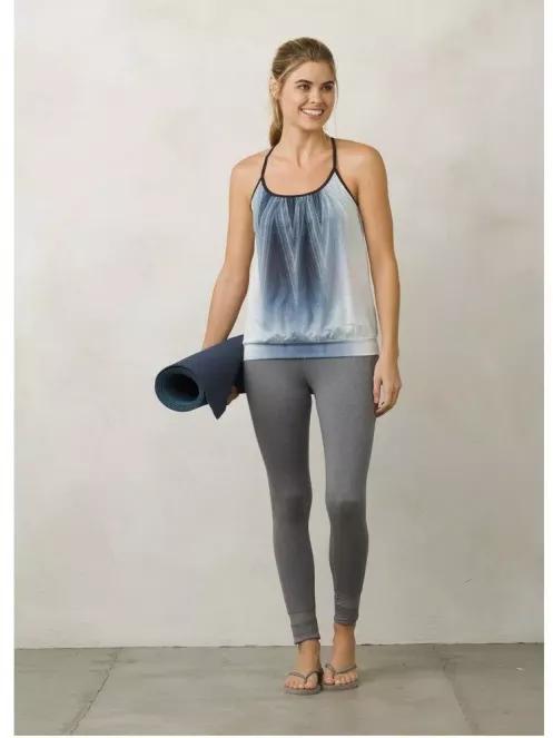Prana Meadow Top női ujjatlan sport póló szürke színben 4