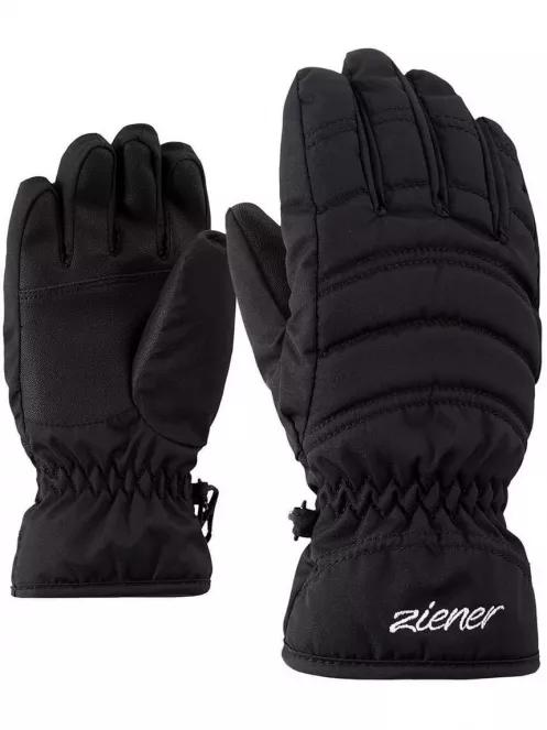Ziener Lela Girls Glove Junior síkesztyű fekete színben 2