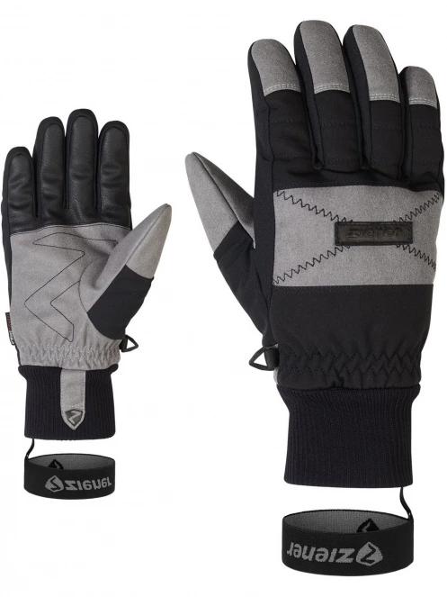 Ziener Gendo As® Glove ski alpine férfi síkesztyű fekete színben 2