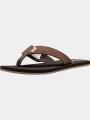 Helly Hansen Seasand Leather Sandal 2 férfi papucs barna színben 1
