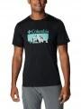 Columbia Zero Rules Short Sleeve Graphic Shirt férfi rövid ujjú sport póló fekete színben 1
