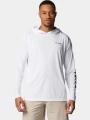 Columbia Terminal Tackle Hoodie férfi hosszú ujjú sport póló fehér színben 1