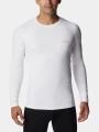 Columbia Midweight Stretch Long Sleeve Top férfi aláöltöző felső fehér színben 1