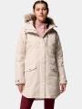 Columbia Suttle Mountain Long Insulated Jacket női télikabát homok színben 1