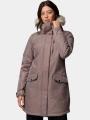 Columbia Suttle Mountain Long Insulated Jacket női télikabát barna színben 1