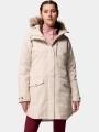 Columbia Suttle Mountain Long Insulated Jacket női télikabát homok színben 1