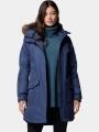 Columbia Suttle Mountain Long Insulated Jacket női télikabát sötétkék színben 1