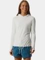 Mountain Hardwear Crater Lake Long Sleeve Hoody női hosszú ujjú sport póló fehér színben 1